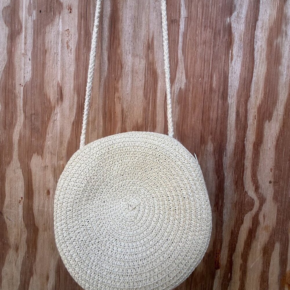 Mini Woven Crossbody Bag